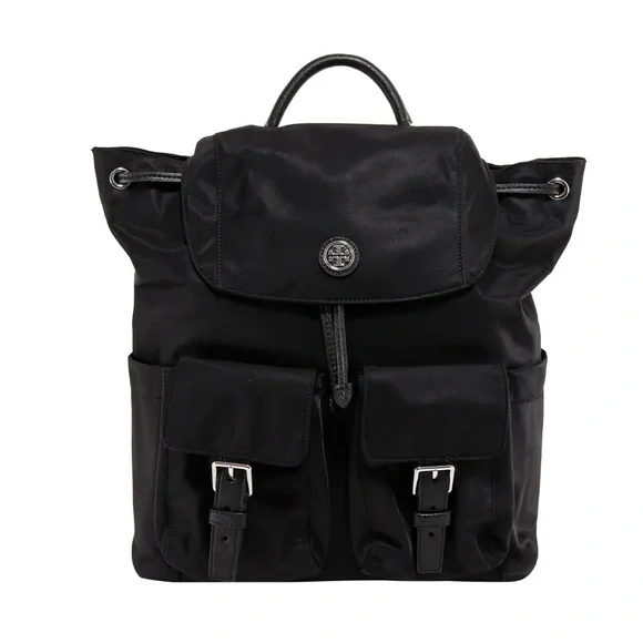 EUC • Tory Burch Black Nylon Backpack Latest Tory Burch Ella Black Nylon Backpack 88368 $298 | eBay main image 2